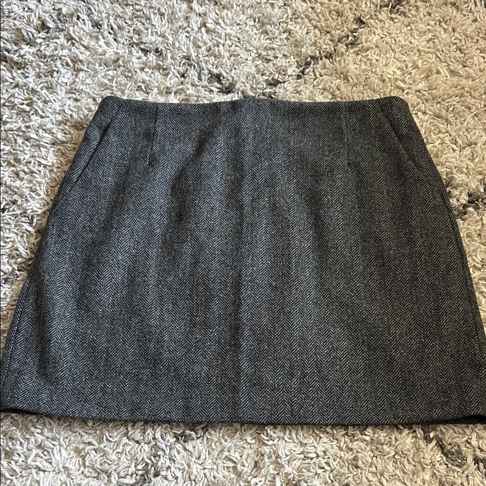 Uniqlo Charcoal Mini Skirt